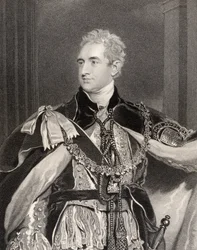 Robert Stewart, lord Castlereagh, 2. markiz Londonderry, rytowane przez G. Adcocka, z „National Portrait Gallery”, wydane ok. 1835